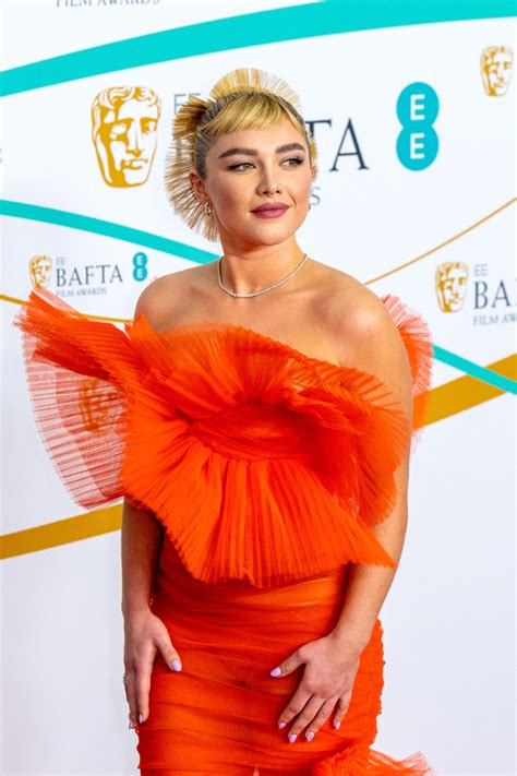 BAFTA Awards 2023 DONT WORRY DARLING Star Florence Pugh In Nina Ricci