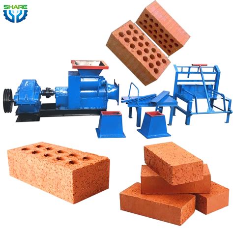 Soil Clay Brick Making Machinery Full Set Earth Automatic Block Making