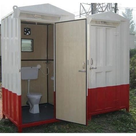 Prefab Ms Portable Executive Toilet Cabin No Of Compartments Single