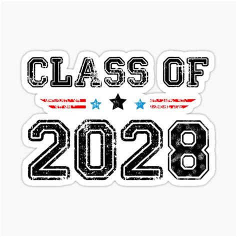 Class Of 2028 Sticker By Kardol Redbubble