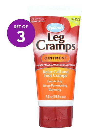 Hylands Homeopathic Leg Cramps Ointment Set Of 3 Ointment Leg Cramps Homeopathic