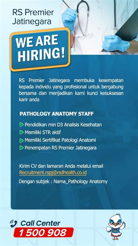 Lowongan Kerja Pathology Anatomy Staff Di Rs Premier Jatinegara