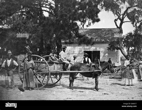 Slaves plantation 1860s Black and White Stock Photos & Images - Alamy