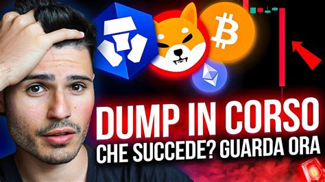 DUMP IN CORSOCHE SUCCEDE CRO SHIB BITCOIN PROSSIMI TARGET Update