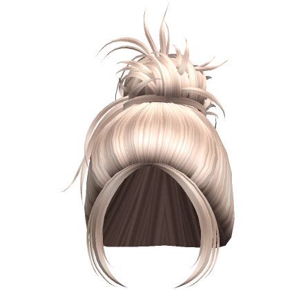 Wispy High Loose Lazy Bun Platinum S Code Price Rblxtrade