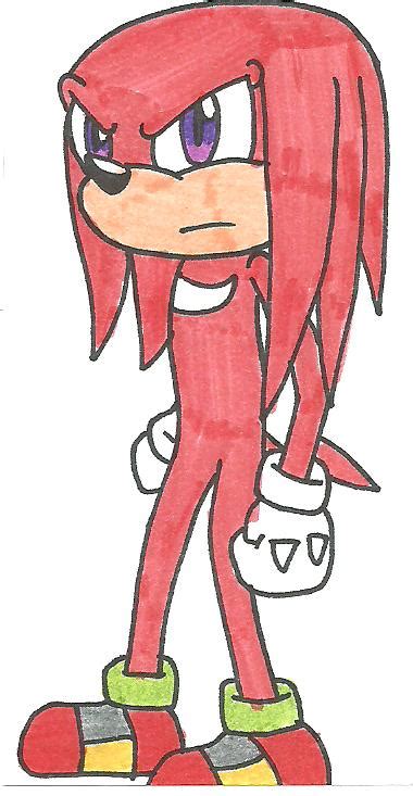 Knuckles drawing by cmara on DeviantArt