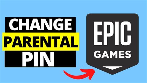 How To Change Parental Controls Pin in Epic Games - YouTube
