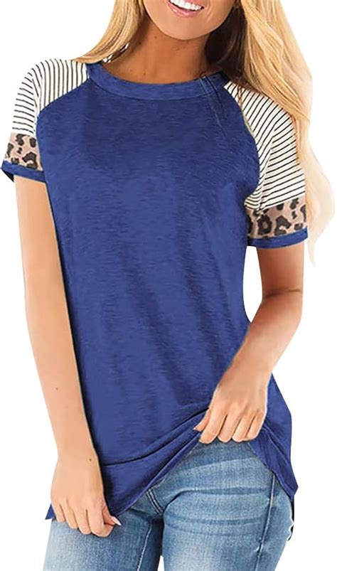 Camiseta Leopardo Rayas Mujer Oversize Talla Grande Camisetas Basicas