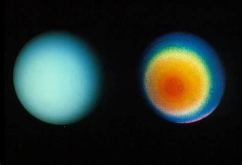 Two Voyager 2 images of the planet Uranus Our beautiful pictures are ...