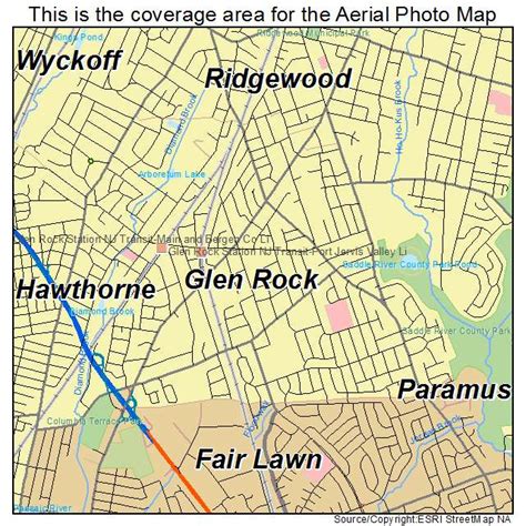 Aerial Photography Map Of Glen Rock Nj New Jersey