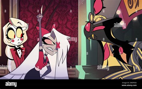 Hazbin Hotel From Left Charlie Morningstar Voice Erica Henningsen