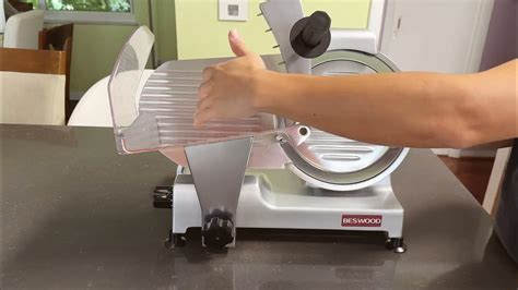 Reviewing Beswood 10 Deli Meat Food Slicer W Italian Carbon Steel Blade Youtube