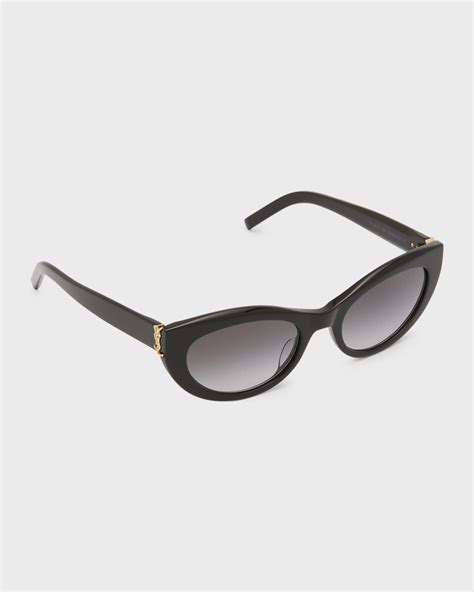 Saint Laurent Ysl Acetate Cat Eye Sunglasses Neiman Marcus