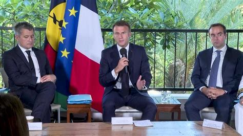 Fransa Cumhurba Kan Macron Yeni Kaledonya Da D Nya Haberleri Video