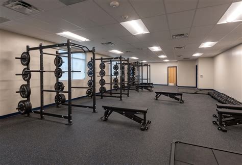 glenview gym weight room waltz construction