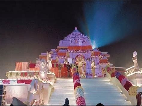 Ayodhya Set For Grand Pran Pratishtha Ceremony Of Ram Lalla Today Public Tv English