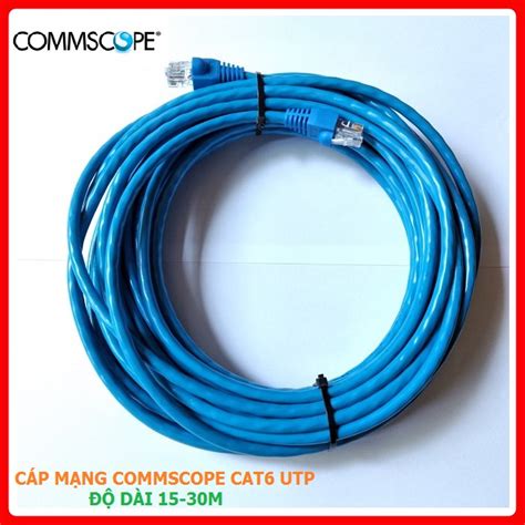 Dây Cáp Mạng Commscopeamp Cat6 Utp Cáp Mạng Lan Xịn Bấm Sẵn 2 đầu 15m