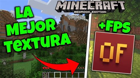 Como Quitar El Lag En Minecraft Pe 1 20 Optifine Para Bedrock Youtube