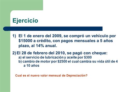 Depreciación DEPRECIACION Métodos de DEPRECIACION Se escoge con base