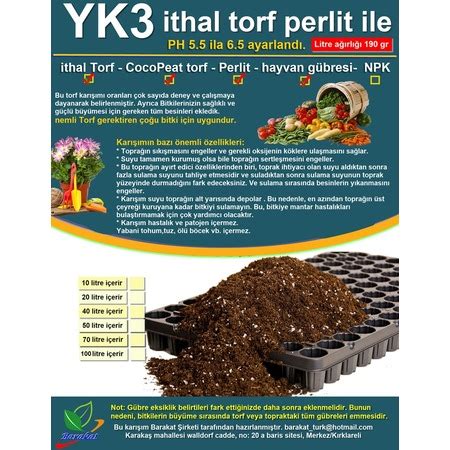 İthal Torf Perlit Çiçek Sebze Tohumu Toprak 50 L OnuAl Fiyat Arşivi