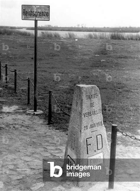 Image Of German Imperial Border After The Treaty Of Versailles In 1919