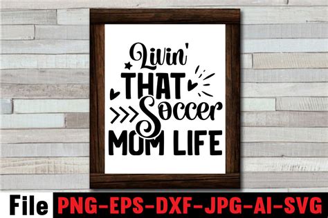 Livin That Soccer Mom Life Graphic By SimaCrafts Creative Fabrica