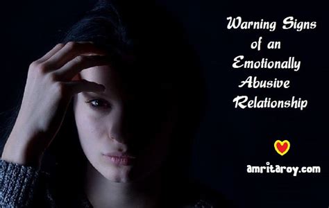 10 Warning Signs Of An Emotionally Abusive Relationship Amrita Roy