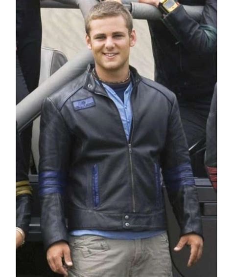 Power Rangers RPM Flynn McAllistair Leather Jacket in Black