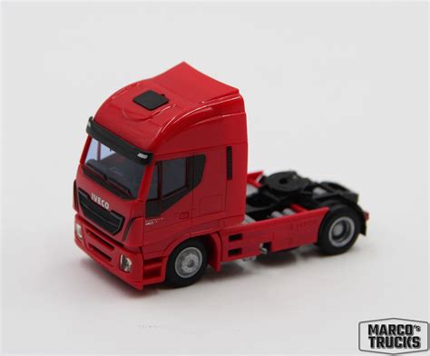 AWM Iveco Stralis ECO 460 Zugmaschine Rot 2achs 1 87 AW2622