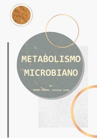 Metabolismo Microbiano PDF