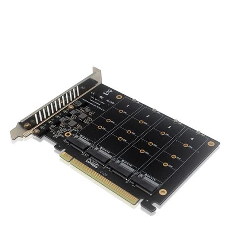 Pci Express 30 16x Do 4 Port M2 Nvme Ssd Adapter Raid Karty Vroc Karta Rozszerzająca Wsparcie