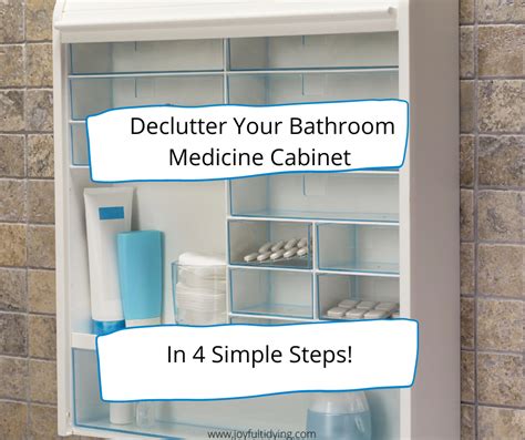 Declutter Your Medicine Cabinet In 4 Easy Steps — Joyful Tidying