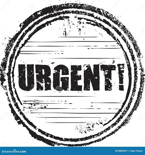 Urgent Stamp Stock Image Image 8805591