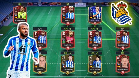 I Built Full Best Special Real Sociedad Squad Builder FIFA Mobile 22