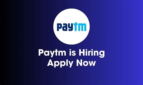 Paytm Hiring Freshers Work From Home Job Apply Now