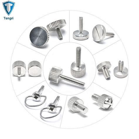 Stainless Steel Flat Head Screw Spade Head Thumb Racket Screw China