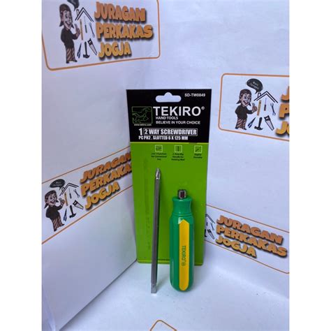 Jual Obeng Arah Bolak Balik Screwdriver Way Tekiro Shopee