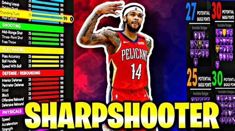 Best Small Forward Build K Next Gen Best Sharpshooter Build K