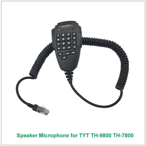 Original TYT 6 Pin DTMF Handheld Speaker Microphone For TYT TH 9800 TH