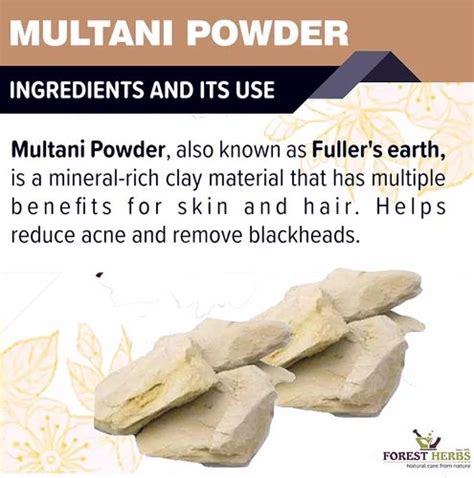 The Forest Herbs 100 Natural Multani Mitti Powder 200 Gm Retail Only