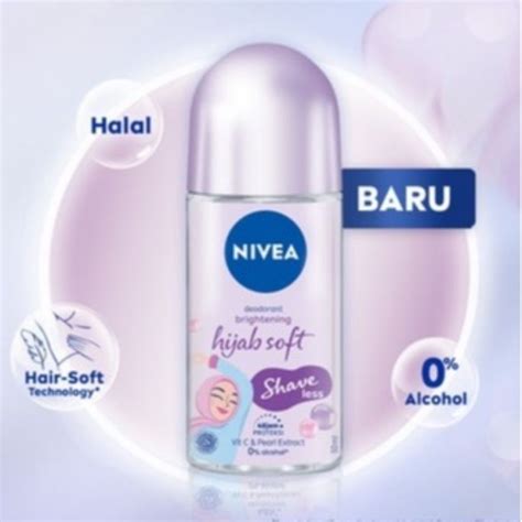 Jual Nivea Deodorant Brightening Hijab Soft Shave Less Ml Shopee