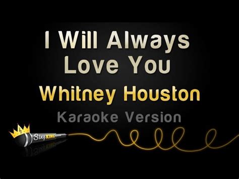 Greatest Love Of All In The Style Of Whitney Houston Karaoke Version