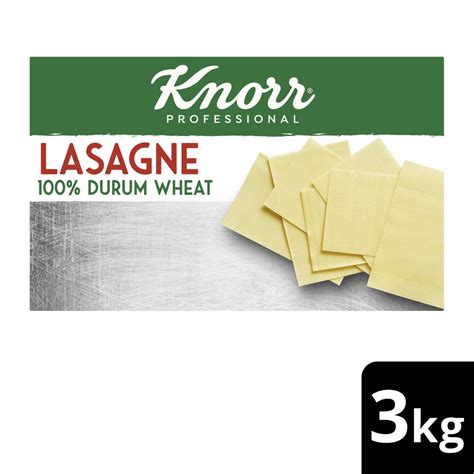 Knorr Professional Pasta Lasagne 3kg Deegwaren Nevejan