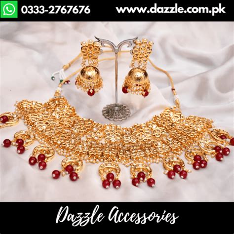 Kundan Bridal Collar Set Dazzle Accessories