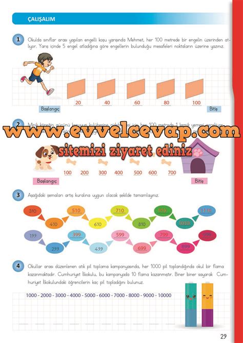 4 Sınıf Matematik Ders Kitabı Meb Sayfa 25 26 27 29 30 Cevapları