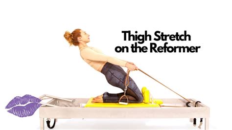 Thigh Stretch On The Reformer OPC Tutorial YouTube