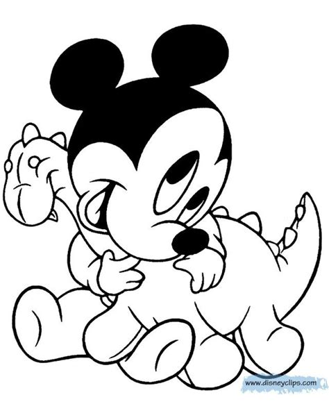 Baby Mickey Mouse Printable Coloring Pages