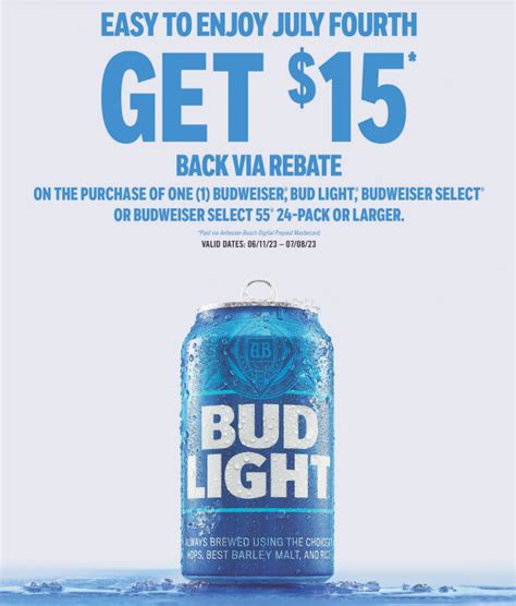 Budweiser Rebate Offer Number PrintableRebateForm Net