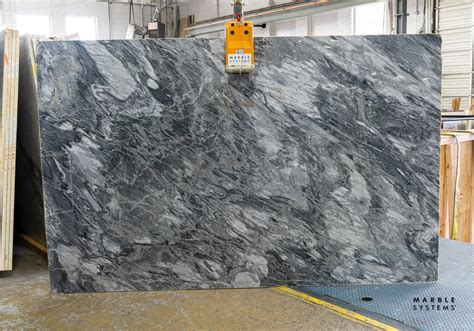 Bardiglio Nuvolato Polished Marble Slab Random 1 14 Marble System Inc