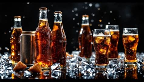 ice cold drinks photo bottles ice drinks   stockcake